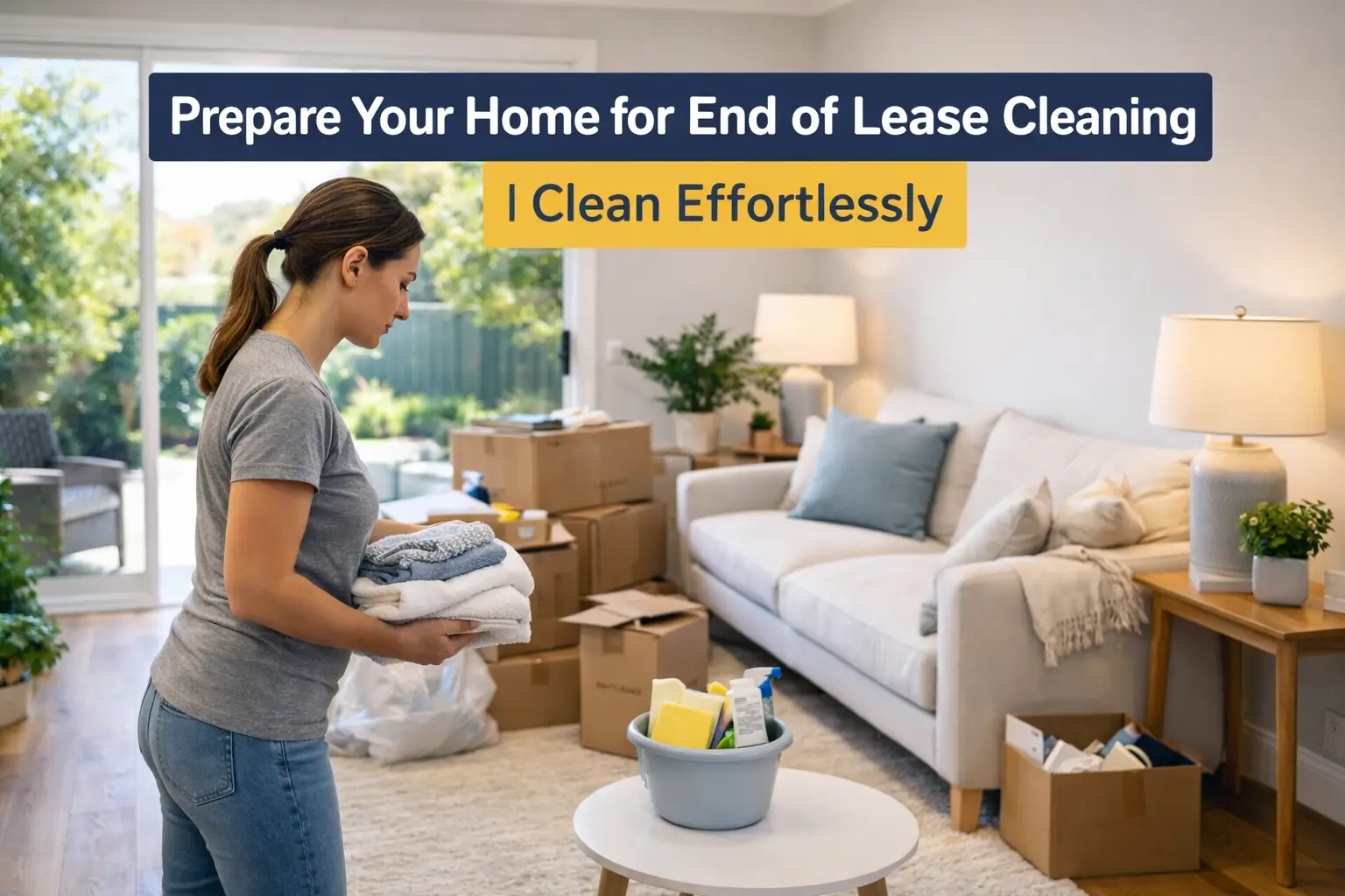 Preparing home before end of lease cleaning service