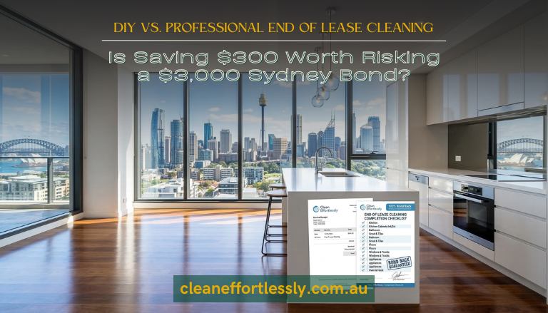 DIY vs Professional End of Lease Cleaning