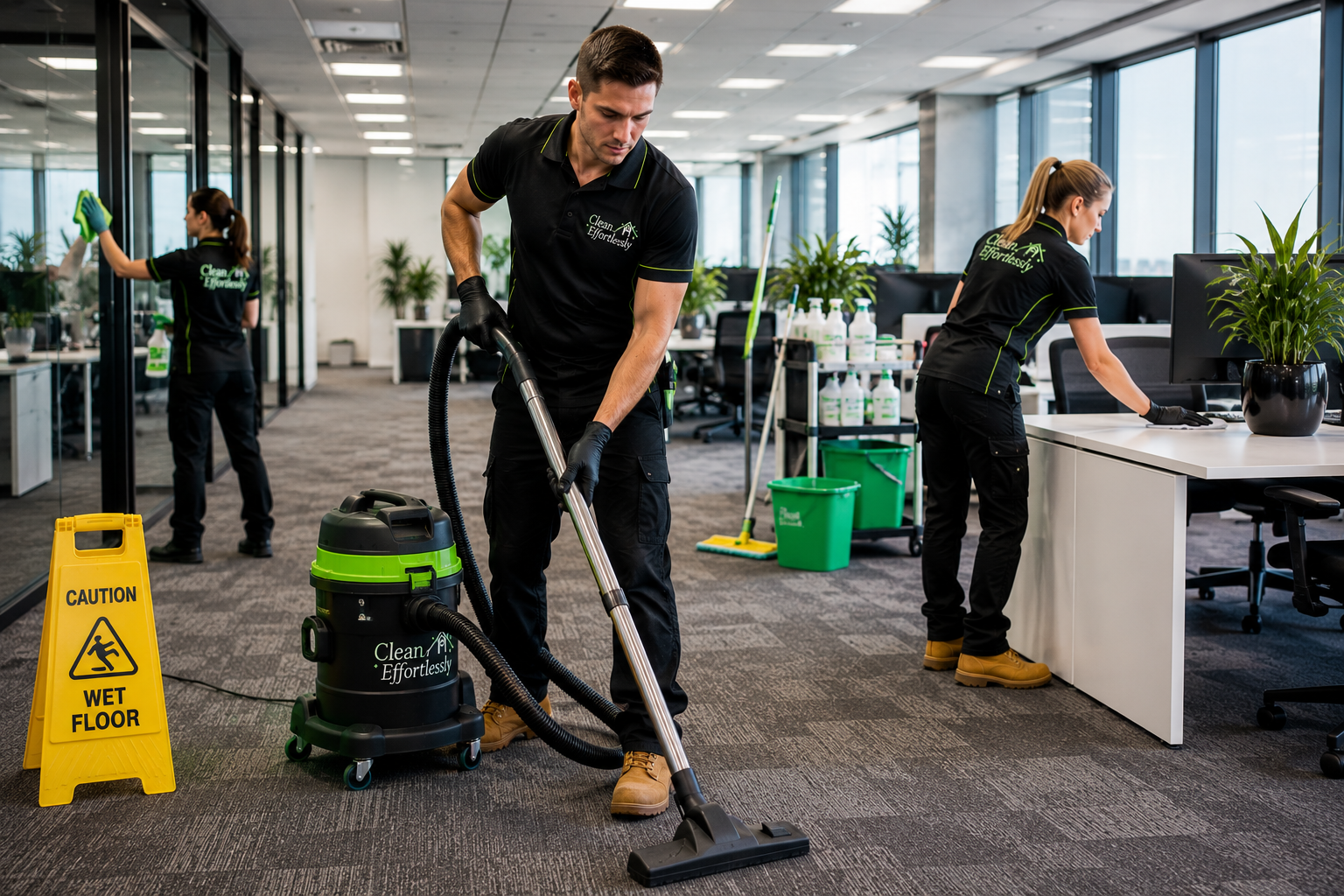 Commercial and office cleaning North Sydney CBD Pacific Highway