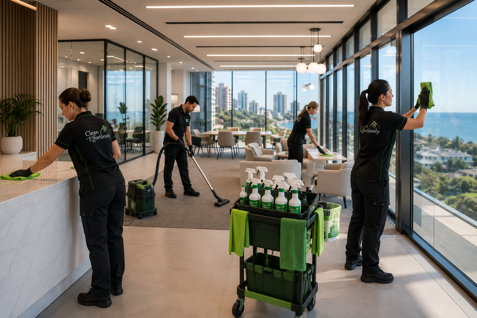 Clean Effortlessly cleaning team serving Sydney's Eastern Suburbs from Bondi to Double Bay