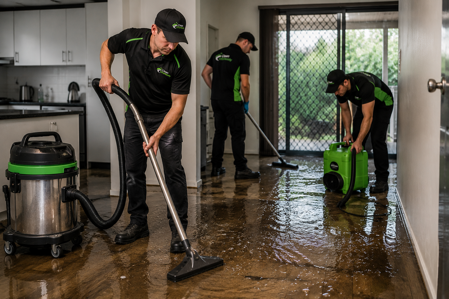 Clean Effortlessly emergency cleaner responding to a job in Sydney 24/7