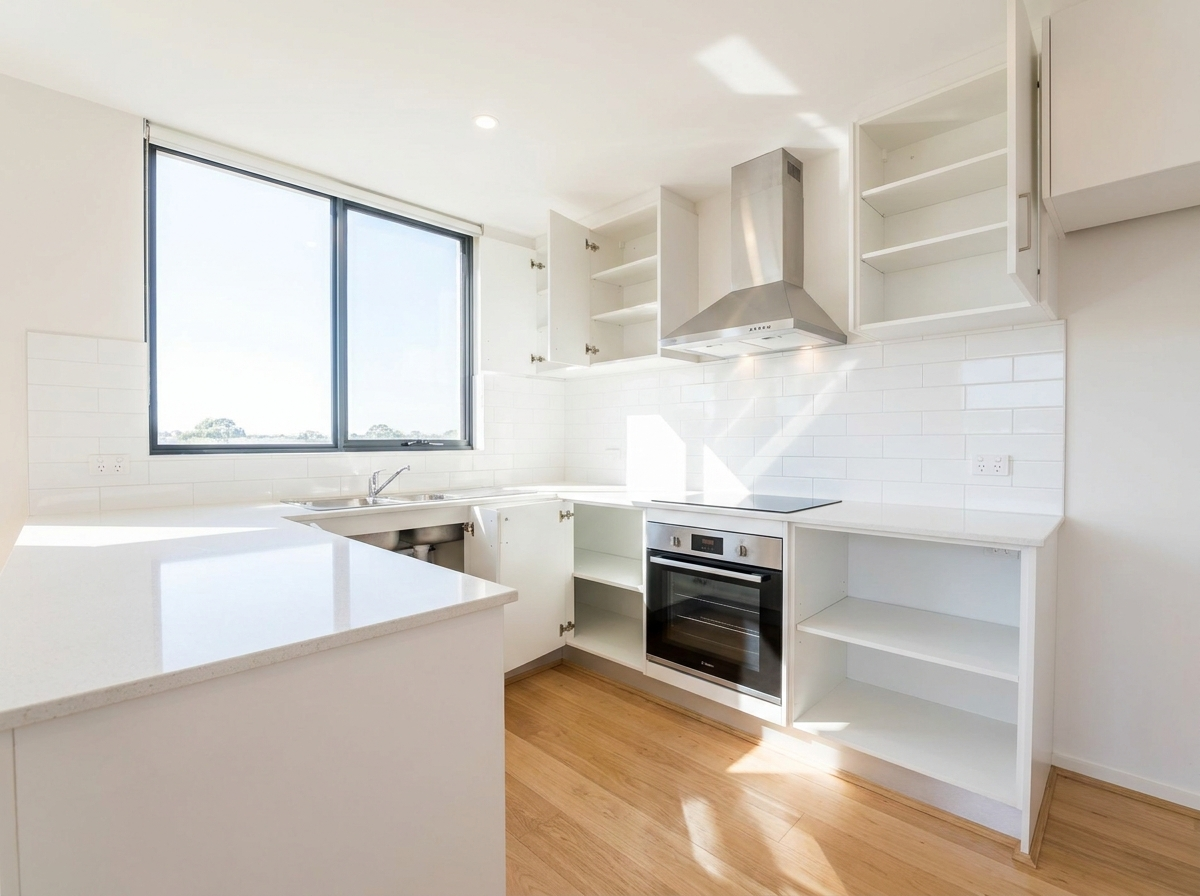 Spotless clean kitchen and oven after bond cleaning in Lidcombe